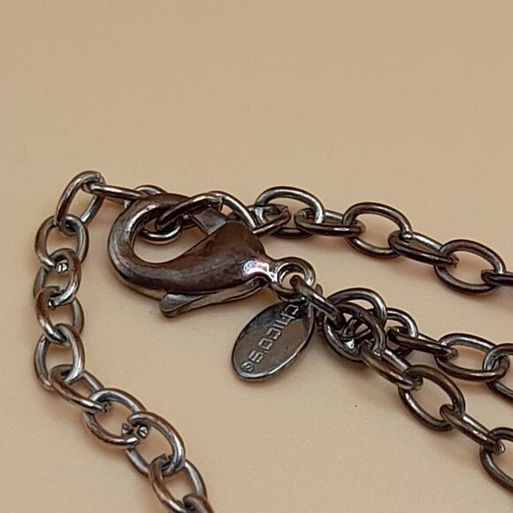 Chico's Shell Faux Pearl Stone Beaded Necklace, Two Strands, 20 Inches - Picture 9 of 11